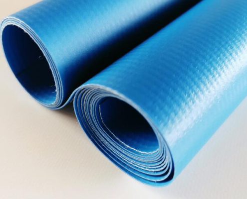 Blue PVC tarpaulin Dejia Blue PVC tarpaulin Dejia