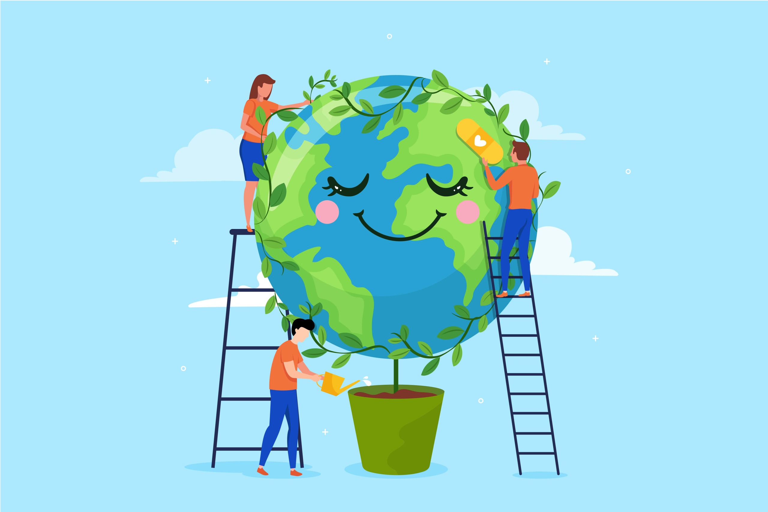 Save the World Dejia Stocklot PVC Fabric